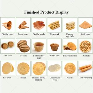 Full Automatic Forming Tool Waffle Cone Gas Cookies Stick Roller Stroop Ice <b>Cream</b> <b>Maker</b> Making Machine - Product Image 6