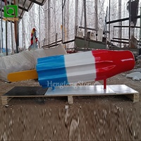 Statue de crème glacée décorative en fibre de verre 2024 Sculpture en résine