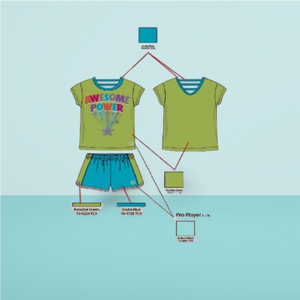 Haut tendance pour grandes filles avec ensemble court conçu pour les enfants actifs offrant confort et style parfait pour un usage quotidien et les jeux - Product Image 5