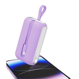 بنك طاقة مع كابلين من نوع C للشحن السريع للهواتف المحمولة - Product Image 6
