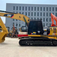 Excavatrice sur chenilles hydraulique d'occasion Cat320D, modèles CAT320C CAT320GC 2024, excavatrice Cat d'occasion, excavatrices sur chenilles d'occasion très demandées