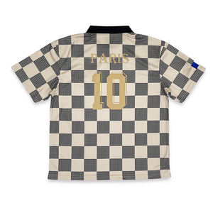 Maillot de football personnalisé avec motif de sublimation, design rétro urbain, grande taille, maillot de football sportif - Product Image 3