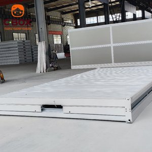 Cbox Construction rapide préfabriquée modulaire pliable Bureau ignifuge Maisons minuscules Entrepôt Garage Conteneur mobile Maison - Product Image 5