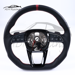 Volant chauffant en fibre de carbone véritable pour <span class=keywords><strong>Audi</strong></span> B9.5 8W S4 RS4 ACC HOD Détection des mains - Product Image 6