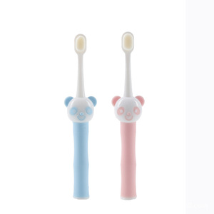 Childrens Toothbrush Bamboo Panda Style Soft Bristles 0-12 Years Old Baby Toothbrush For Teething Kids Manual Toothbrush - Product Image 2