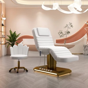 Modern Salon Beauty Extended Facial Spa <b>Chair</b> Electric Massage Beauty Bed for Hotel & Gym Use PU Leather <b>Foldable</b> - Product Image 1