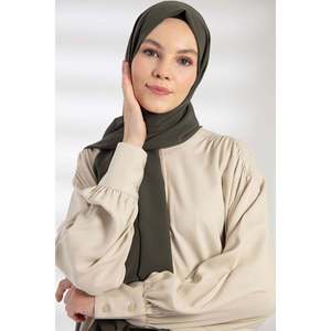 Châle en mousseline - Khaki - Khaki - Product Image 4
