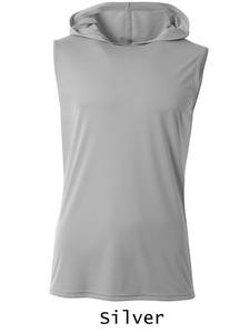 Adult "<b>Sleeveless</b> Terrorize" Performance Cotton <b>Hoodie</b> Custom Printing Embroidered LOGO <b>Hoodie</b> - Product Image 5