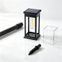 Lampes solaires LED étanches IP67 pour l'extérieur, style lanterne, pour allées, chemins, jardins, pelouses, patios, décoration