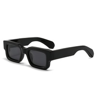 Lunettes de soleil carrées en acétate pour hommes et femmes, monture épaisse rétro, verres polarisés TAC UV400, logo personnalisé, OEM ODM, vente en gros