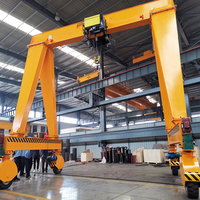 Grues portiques électriques sans rail sur pneus en caoutchouc de 10 tonnes du fabricant – Taille personnalisable