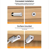 Capteur de porte intelligent DC12V/24V pour armoire, placard, bande lumineuse LED, interrupteur de proximité infrarouge sans contact