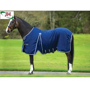 Coperta invernale cavallo traspirante tappeto cavallo cavallo ippico tessuto personalizzato Logo personalizzato EXW poliestere Rip-stop 600D impermeabile