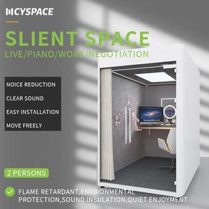 Casa contenedor prefabricada de aluminio moderno, precio bajo, plegable, para exteriores, oficina, cabina insonorizada, diseño, edificios de oficinas, villas - Product Image 3