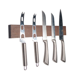 WDF écologique OEM/ODM support de bloc de couteaux en bois porte-outil magnétique porte-<span class=keywords><strong>couteau</strong></span> magnétique en bambou Durable pour outils - Product Image 2