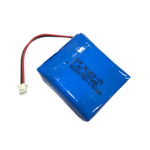 Batterie LiPo rechargeable plate et souple 7,4 V 1200 mAh 2S certifiée KC avec protection contre les surcharges pour appareil d'enregistrement - Product Image 1