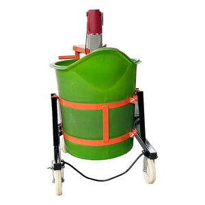 Mini machine portative de mélangeur de béton pour l'outil de mélange de ciment électrique de chantier de construction avec le moteur fort et la conception durable de tambour - Product Image 1