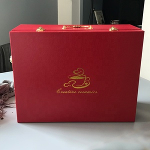 Service à thé en céramique de luxe, style britannique, pour le thé de l'après-midi, ensemble de tasses à café, service à café haut de gamme pour la maison, thème jungle - Product Image 2