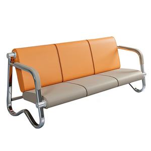 Silla de Espera Plateada para Salón, Precio de Fábrica al por Mayor, Silla Larga, Sofá de Espera Multiusos, Sofá de Espera para Vestíbulo - Product Image 1