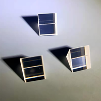 Verre à prisme triangulaire en quartz à angle droit personnalisable OEM de 45 degrés pour l'utilisation d'équipement optique à réflexion externe