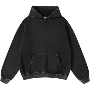 Sudadera con Capucha para Hombre, Personalizada con Logotipo Bordado en 3D, Corte Regular, 100% Algodón, Ecológica, Resistente al Viento, Invierno, Lavado a la Piedra, Estilo Vintage - Product Image 6