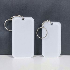 Llaveros Acrílicos para Transferencia Térmica - Diseño Simple Reciclable de una Sola Cara para DIY, Anillos para Llaves para Logotipos Personalizados y Regalos Promocionales - Product Image 3