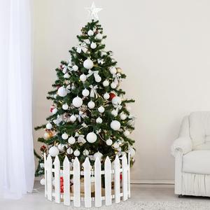Adorno Navideño de Madera para Cercas de Jardín con Piñas y Escena de Árbol de Navidad, 100 cm - Product Image 4