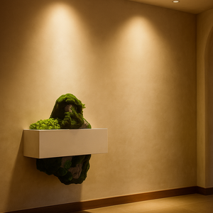 Jingyue Custom Fiberglass-painted <strong>Moss</strong> Covered Abstract Sculpture Greenery Home <strong>Living</strong> Room Hotel Lobby Wall Mounted Tabletop - Product Image 3
