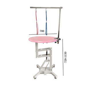 높이 조절 가능한 미끄럼 방지 풋 페달이 있는 공압식 애완동물 미용 테이블 (고양이와 강아지의 털 다듬기 및 건조용) - Product Image 4