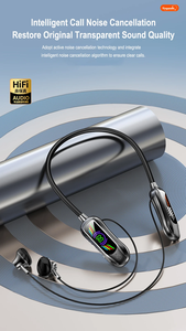 หูฟังบลูทูธแบบคล้องคอ ดีไซน์ไร้สายสำหรับเล่นกีฬา แบตเตอรี่ใช้งานได้นานพิเศษ เหมาะสำหรับวิ่ง ออกกำลังกาย และการเดินทาง - Product Image 2