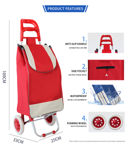 <span class=keywords><strong>Chariot</strong></span> de courses durable et robuste, sac de <span class=keywords><strong>chariot</strong></span> de courses, chariots pour supermarché, Carro De Compras Plegable - Product Image 2