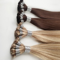 Productos Más Vendidos de Alibaba 2024, Cabello Natural, Peluca Original con Trama Cosida a Mano, Extensiones de Cabello Humano