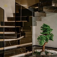 Villa préfabriquée de luxe moderne, design d'intérieur 3D, maison en acier, salon, chambre à coucher, durable, écologique, solution tout-en-un