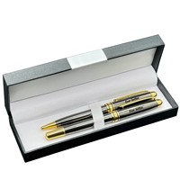 Stylos de marque gravés et émaillés pour usage professionnel, avec remplissage couleur, stylo roller et stylo bille en métal 1,0 mm, cadeaux