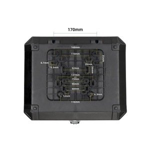 Boîte de rangement arrière étanche de très grande capacité 58L pour moto et vélo électrique, idéale pour la livraison de nourriture, les trajets quotidiens et le transport de marchandises - Product Image 4