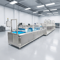 Ligne de production de pépites de chocolat haute capacité, ligne de production multifonctionnelle de gouttes de chocolat, machine de dépose personnalisable
