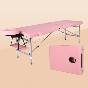 Cama de Masaje Facial Plegable con Marco de Acero Inoxidable, Ajustable, Cómoda, Ahorra Espacio, Económica y en Oferta, para Salones de Belleza - Product Image 1