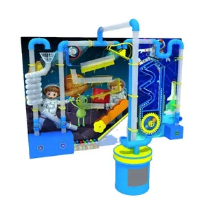 Juguete de PISCINA DE BOLAS para niños, juego suave de pared, Castillo travieso, equipo de parque de atracciones, gran oferta