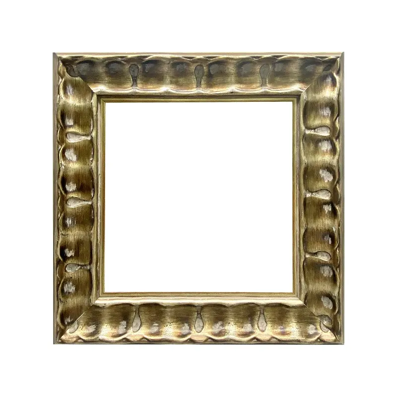 Maat Carving Luxe Massief Grenen Hout Frame Moulding Goudfolie Olieverf Frames Fotolijsten Voor Huisdecoratie