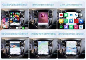 Radio de Coche Android de 12.3 Pulgadas, Estéreo para Auto Compatible con Infiniti QX60 JX35 2011-2020, Reproductor Multimedia Inalámbrico CarPlay, Navegación GPS - Product Image 6