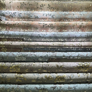 Premium Embossed PVC <strong>Table</strong> <strong>Cover</strong> <strong>Waterproof</strong> and Stylish Gold Floral Design for Homes and Cafes Nonwoven Technique - Product Image 4