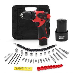 12V Portable Battery Power Impact Drill Multifunction Mini Hand Household <b>Tool</b> Set 10 Cordless Drill 10 - Product Image 2