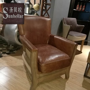 Fácil diseño vintage alta de marco de madera de relleno con esponja de alta densidad Silla de comedor - Product Image 6