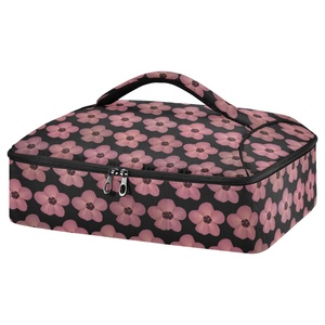 Bolsa enfriadora portátil Aloha Hawaii Hau diseño <span class=keywords><strong>de</strong></span> flores impresión personalizada BBQ Party <span class=keywords><strong>Pan</strong></span> Carrier Potluck aislado cazuela Carrier - Product Image 1