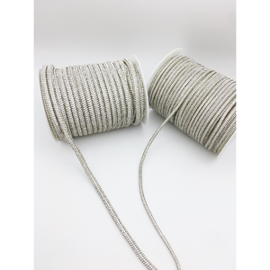 HAPPYQUALITYセミラウンドドリルロープ6mm 8列ラウンドチューブロープフラッシュコード靴バッグ衣類DIYラインストーンコード - Product Image 3