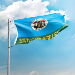 Bandera Promocional Patriótica de Poliéster de Doble Cara con Impresión Digital de 3x5 Pies para Cualquier Evento, Bandera de <span class=keywords><strong>Los</strong></span> Ángeles, California - Product Image 1