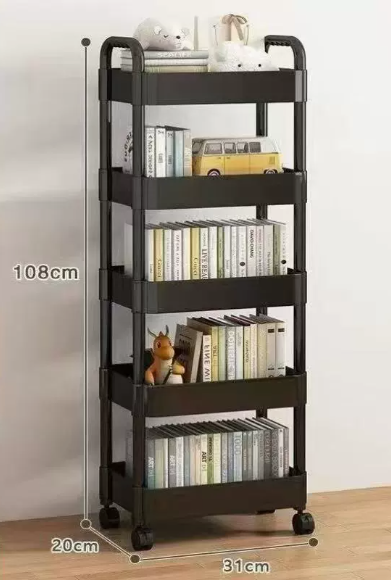 black five-tier [with free pulley]