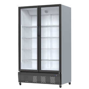 ตู้แช่บาร์เครื่องดื่มเชิงพาณิชย์และพัดลมติดตู้เย็นเนื้อตู้เย็นโชว์ตู้เย็นพร้อมประตูกระจกอุปกรณ์ทำความเย็นเชิงพาณิชย์ - Product Image 3