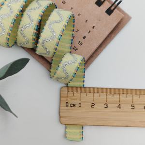 Cinta Elástica Jacquard Brillante Personalizada, Cinta Tejida Elástica Personalizada de 13 mm, Ecológica y de Alta Calidad - Product Image 4