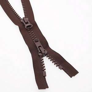 <span class=keywords><strong>Fermeture</strong></span> <span class=keywords><strong>éclair</strong></span> <span class=keywords><strong>double</strong></span> coulisseurs grande taille n° 10, ouverte, bidirectionnelle, en plastique, pour vêtements, personnalisable - Product Image 1